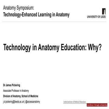 Newcastle Anatomy and TEL Symposium 2018