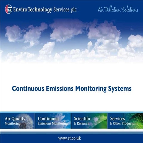 Continuous Emissions Monitoring presentation by ET