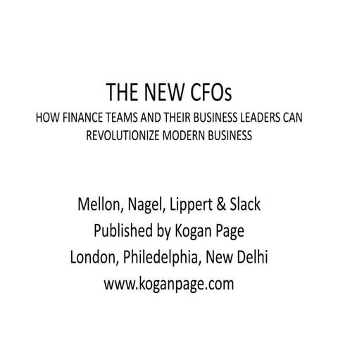 New CFOs - Book Overview