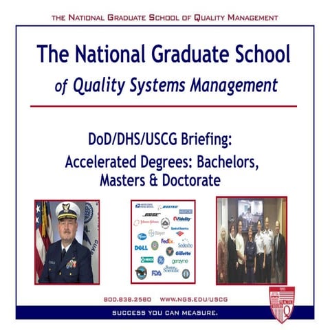 National Graduate School - Coast Guard Programs