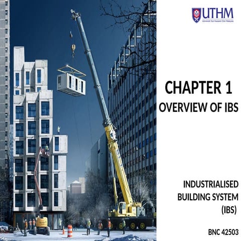Project 1: Industrialised Building System [ IBS ] | PDF