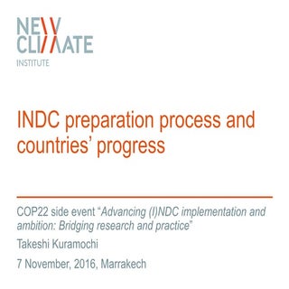 INDC preparation process and countr...