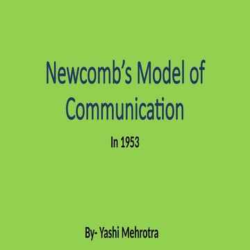 Newcomb’s Model of Communication.pptx123