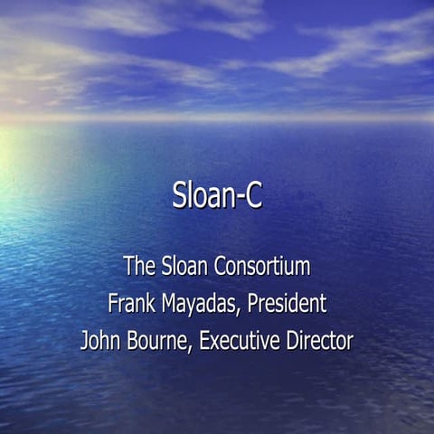 Newcomers presentation