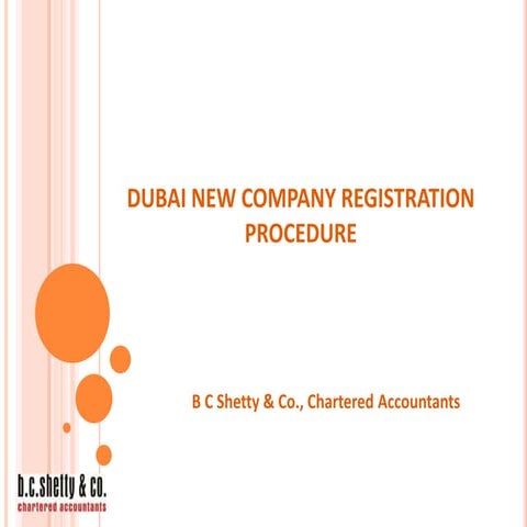 New company registration in dubai | PPTX