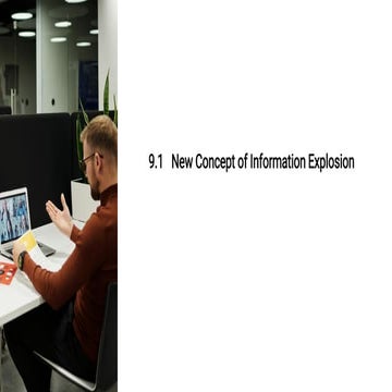 New concept of information explosion ppt