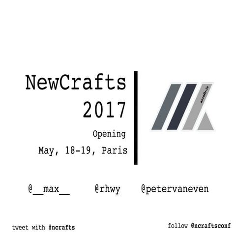 NewCrafts 2017 Conference Opening