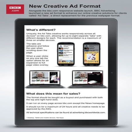 BBC.com New Creative Ad Format