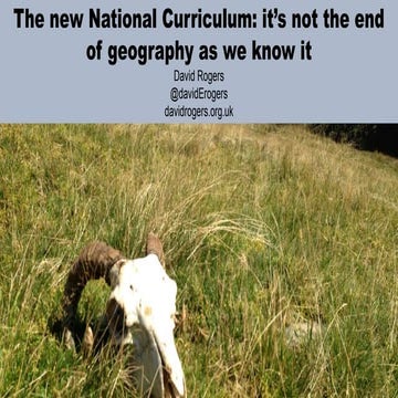 #gaconf14 New curriculum lecture