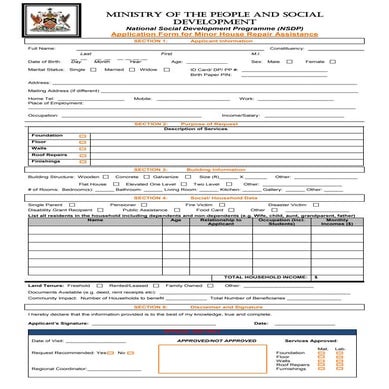 MPSD - NSDP New House Repair Customer form