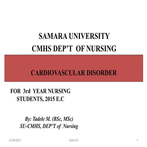 CMHS DEPTOF NURSING SEMARA UNIVERSITY 2023