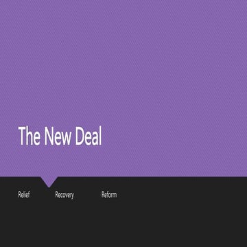 New deal slideshare