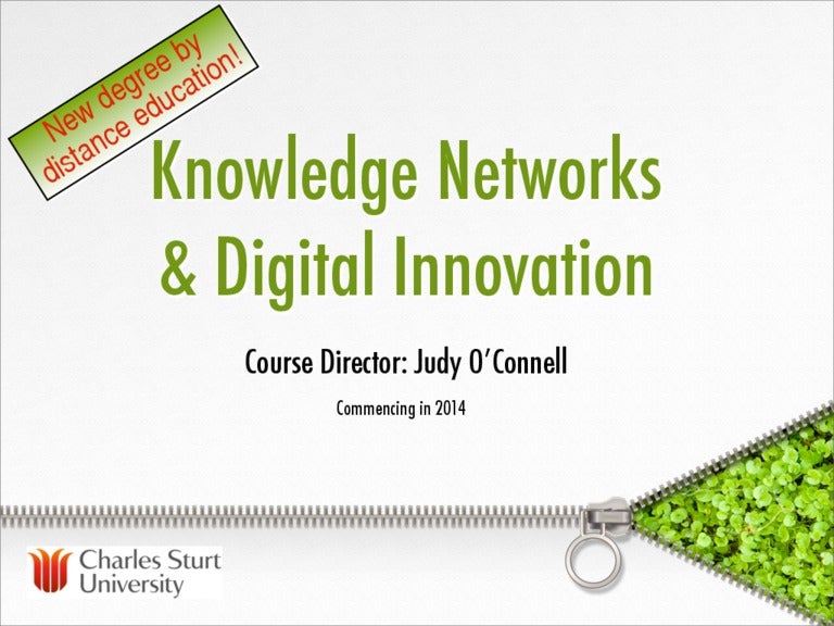 Knowledge Networks & Digital Innovation