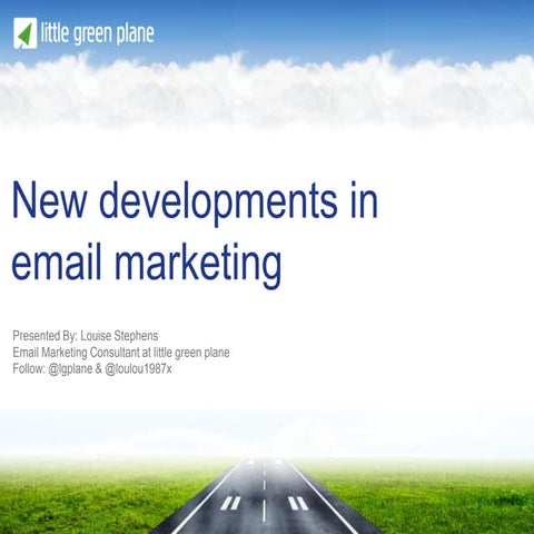 New developments in email marketing September 2012