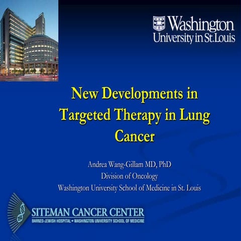 New developments of targeted therapy in nsclc