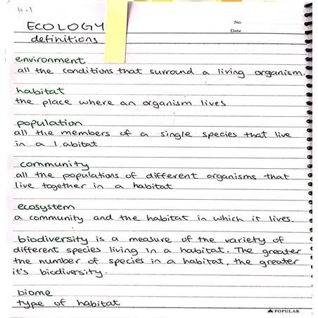 Ecology 