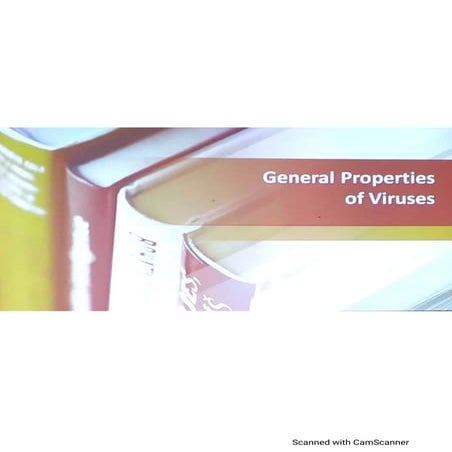 General Properties Of Viruses | PDF