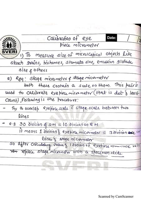 Pharmacognosy notes: Calibration of eyepiece micrometer , Avaleha, plant tissue culture: sterilization, TLC thin later chromatography, 