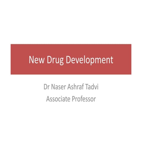 New drug development