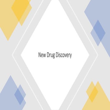 New drug discovery