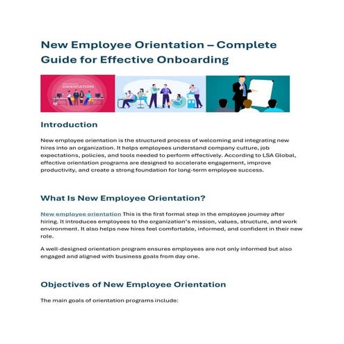 Employee Orientation Ppt Final | PPTX