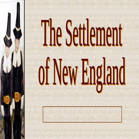 New England Colonization