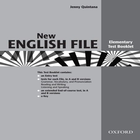 New English File 2004 Elementary Test Booklet 3.pdf