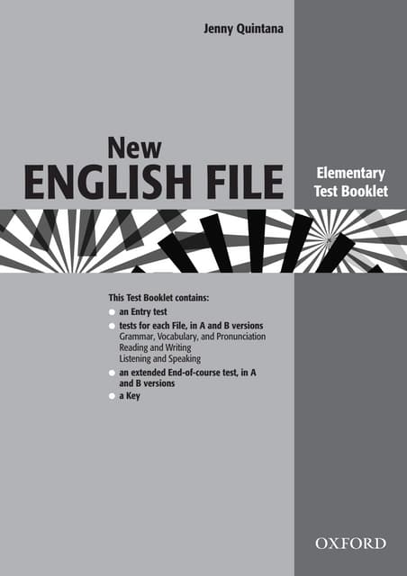 american english-file-test-1 | PDF