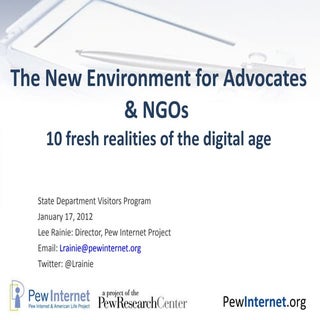 The New Environment for Advocates &...