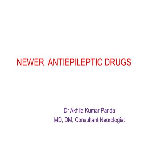 Newer antiepileptic