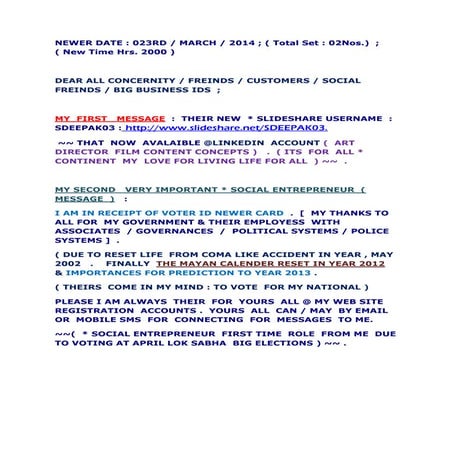 Newer  ~~ my new message for all ~~