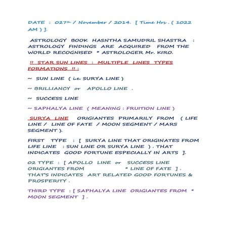 Newer !! star sun lines multiple lines types formations !! from google ...