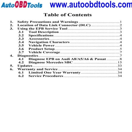New est 201 brake pads replacement and adjust tool user manual