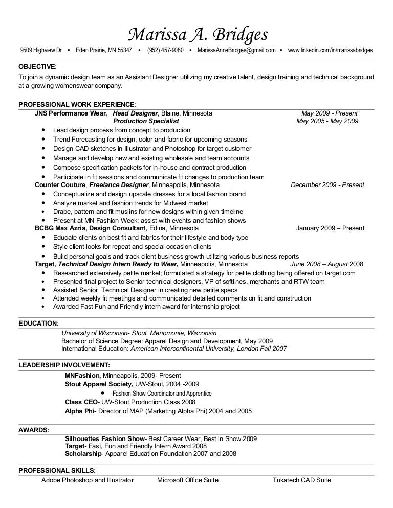 merchandiser resume sample