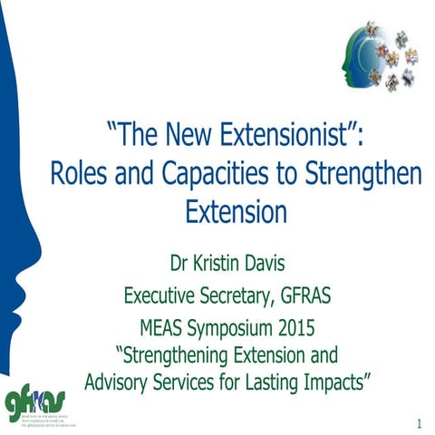“The New Extensionist”: Roles and Capacities to Strengthen Extension