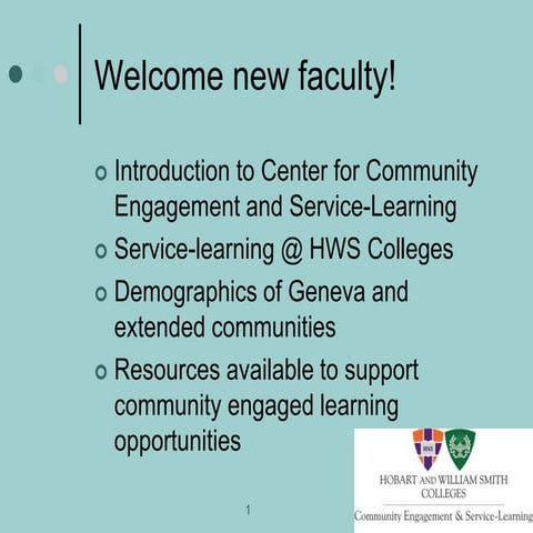 New Faculty Orientation - SL Intro.ppt