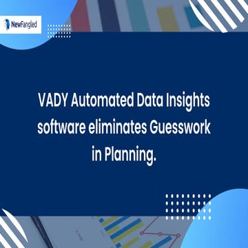 NewFangled VADY Automated Data Insights for Smarter Business Planning | PDF