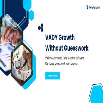 NewFangled VADY Automated Data Insights for Smarter Growth | PDF