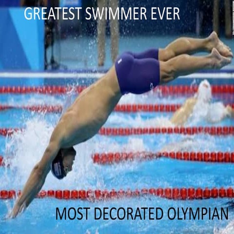 Most decorated Olympian-MICHAEL PHELPS