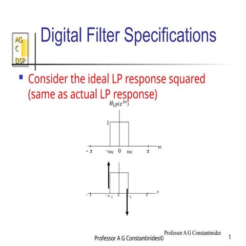 New filters1 filler design for the dsp system