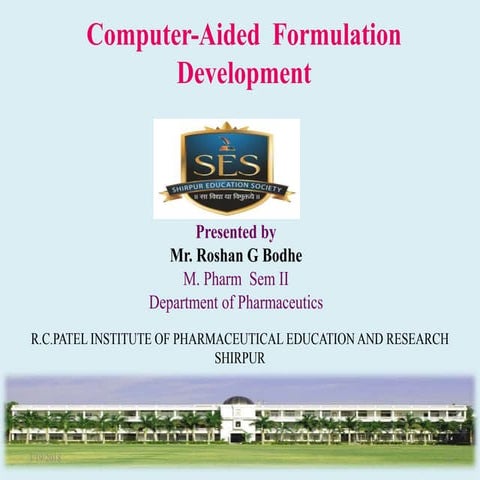 computer aided formulation and development(How to use design expert software)