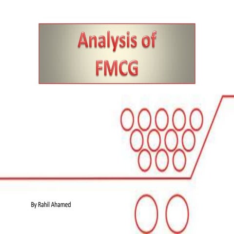 Analysis of FMCG industry in India