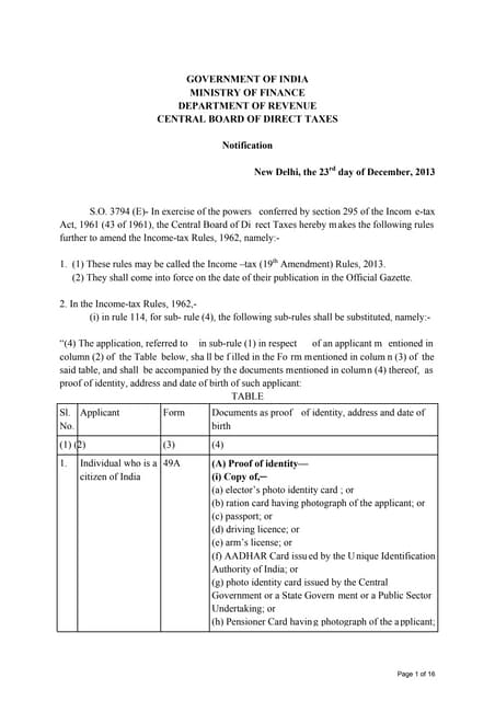 New form 49 a and form 49aa