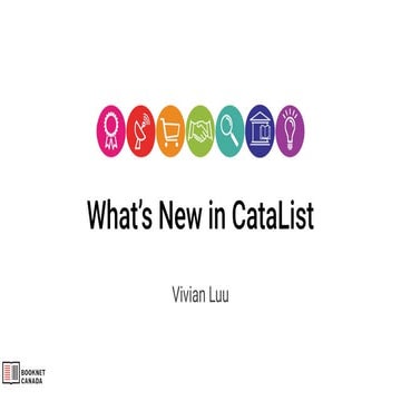 New from BookNet Canada for 2025: BNC CataList - Tech Forum 2025