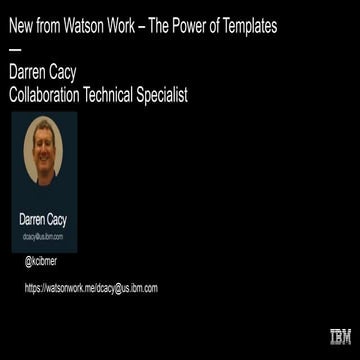 New from Watson Work: Make Resolution Rooms work for you!