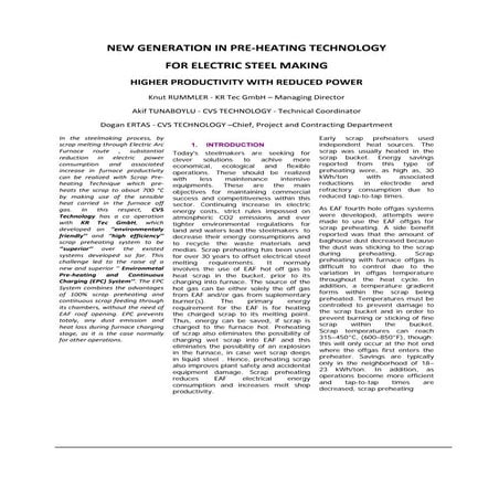 New generation in pre heating technology | PDF