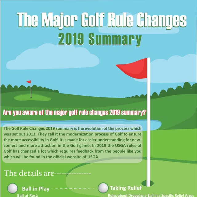 New golf rules 2019 PDF