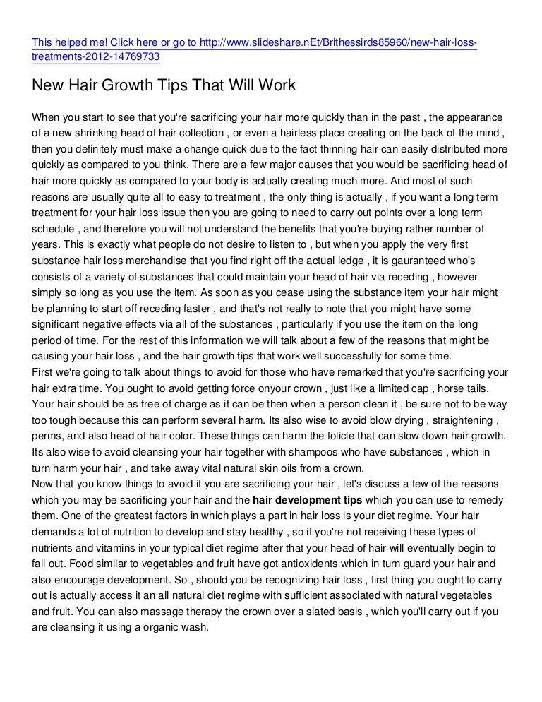 New Hair Growth Tips That Will Work