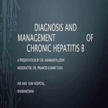 Management of Hepatitis B | PPTX