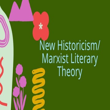 New Historicism Literary Theory Analysis